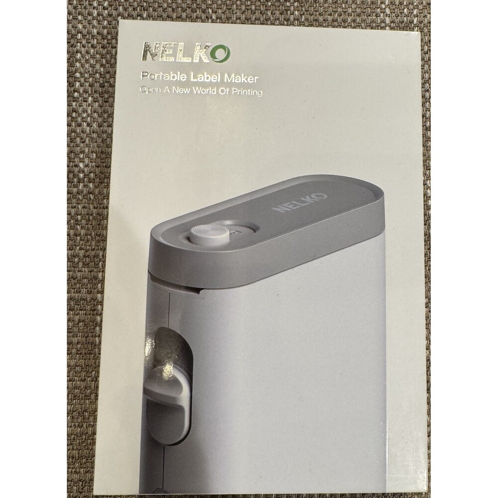 New Nelco Portable Label Maker Printer
